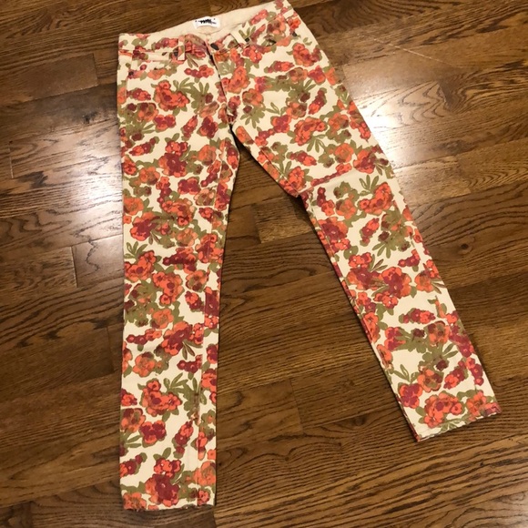 Paige Floral Skyline Ankle Peg. 25 - Picture 3 of 16